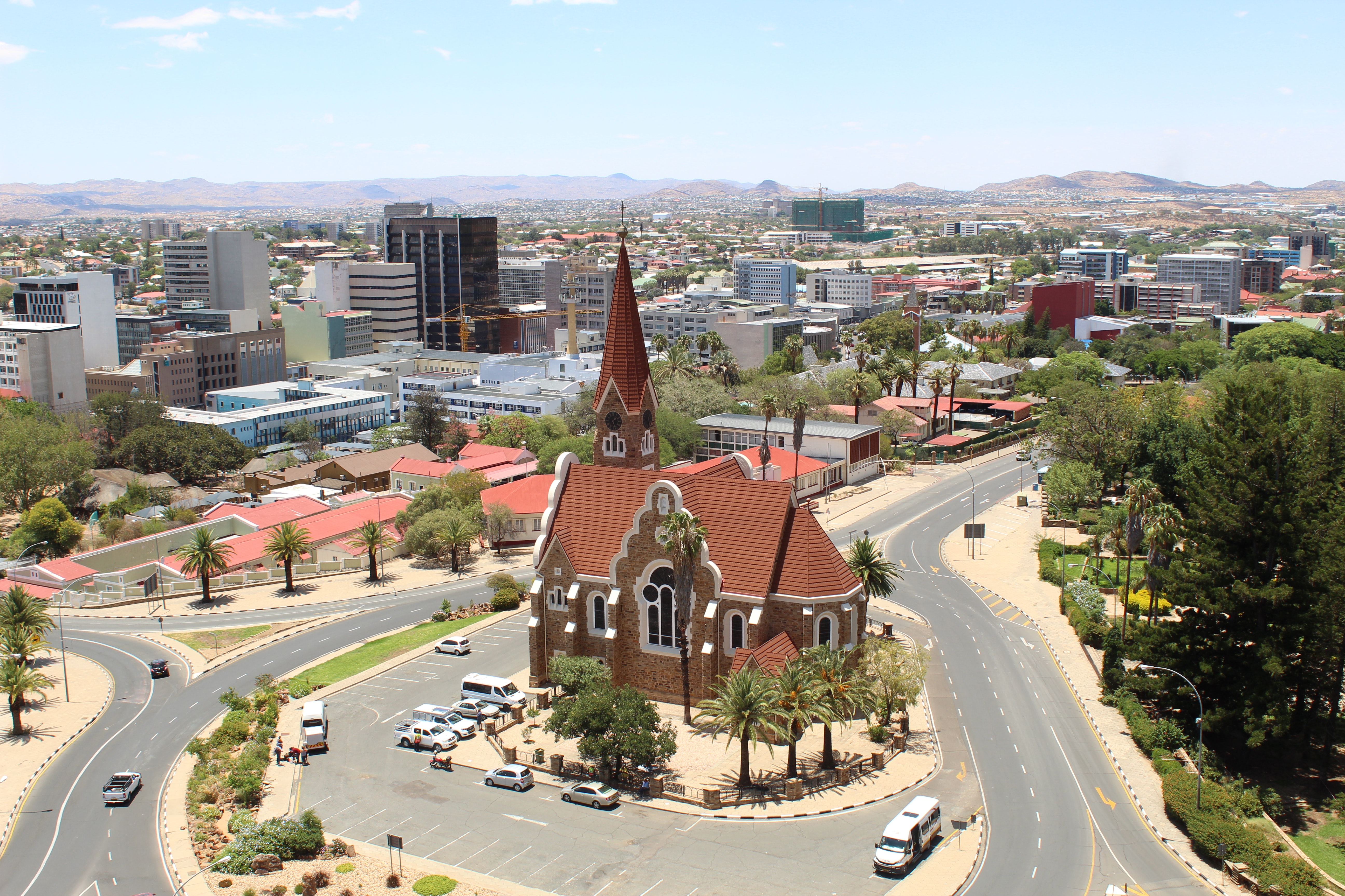Windhoek, the capital of Namibia