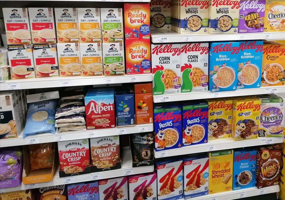 Kellogg's has threatened to sue the government over new cereal display rules